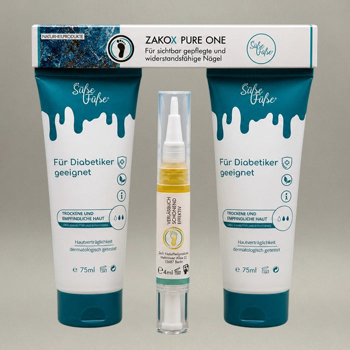 2 Süße Füße Creme + 1 ZakoX Pure One